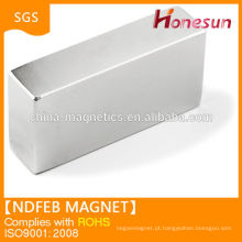 High quality strong ndfeb monopole magnets Block shape N35 Zn 50mmx15mmx15mm